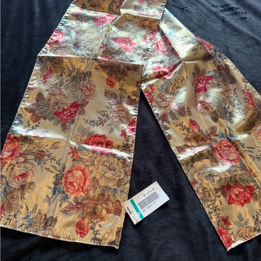 Floral Patterned Scarf